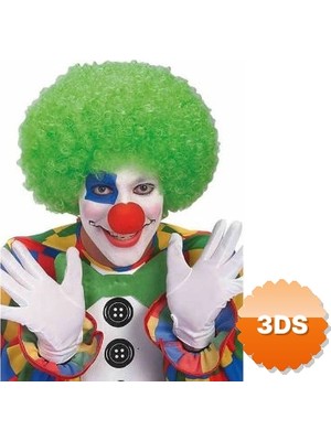 3D Sepetim Kabarık Bonus Peruk Saç - Yeşil