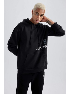 DeFacto A9679 Nba Brooklyn Nets Sweat Shirt