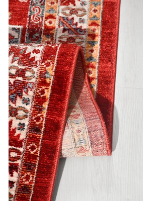 Anatolia Anatolıa Halı Buhara -Vintage - Kırmızı/ekru/turuncu - Sabit Ölçü