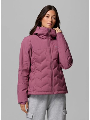 Columbia WL3555 Grand Trek Iıı Down Jacket Mor Kadın Kapüşonlu Regular Fit Spor Mont