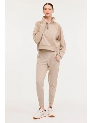 Lumberjack 101813585 Wl Jessıe 16SS318 4pr Bej Kadın Sweatshirt