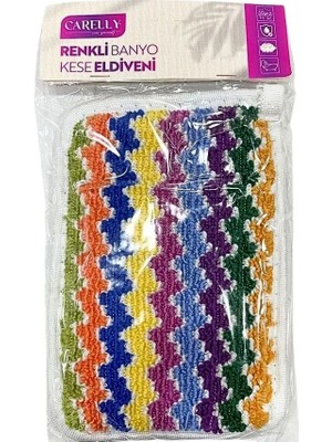MiraLive Renkli Banyo Kese Eldiveni
