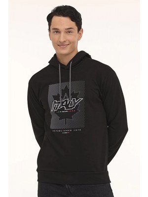 Lumberjack 101890982 ml Renato 17SD1047 4pr Siyah Erkek Sweatshirt
