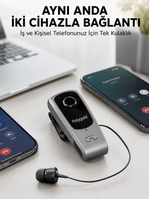 MiraLive Mikrofonlu ve Ses Kontrollü Kablosuz Kulak Içi Kulaklık