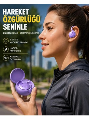 MiraLive Kulak Arkası Bluetooth Kulaklık, Gürültü Azaltma
