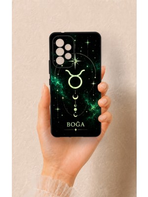 Vip Case Samsung A53 Uyumlu Boğa Burcu Temalı Desenli Silikon Kılıf