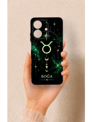 Vip Case Realme Note 60 Uyumlu Boğa Burcu Temalı Desenli Silikon Kılıf