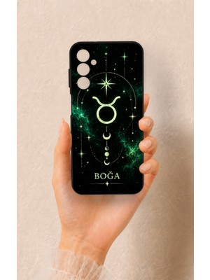Vip Case Samsung M14 Uyumlu Boğa Burcu Temalı Desenli Silikon Kılıf