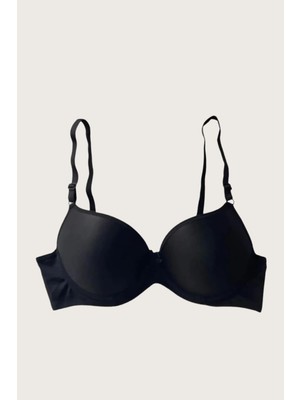 Lissa Butik Premium Koleksiyon  Mikro Kumaş Push Up Dolgulu Balenli Günlük Tek Destekli Sütyen Wear