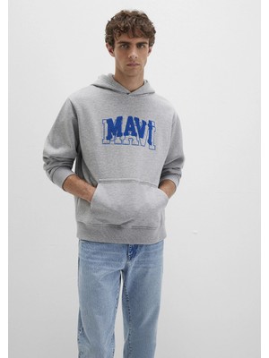 Mavi 0S10413-80018 Mavi Logo Gri Sweatshirt