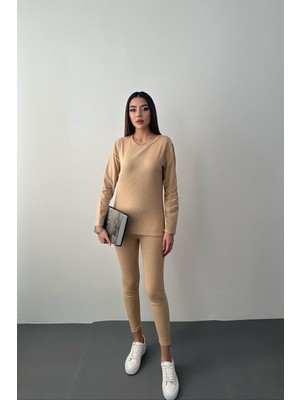 Modanı Seç Bej Çift Taraflı Termal Takım