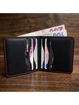 Parla Leather Elegand Hakiki Deri Cüzdan Kartlık  Minimal Erkek
