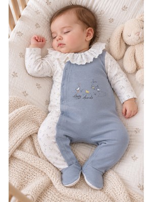 Baby Hola Kız Bebek Yaka Detaylı Patikli Tulum 15325
