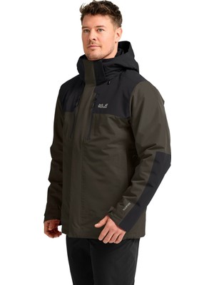 Jack Wolfskin Jasper Pro 3ın1 Jkt M Erkek Outdoor Montu (3'ü 1 Arada) A66293-E0205 Yeşil