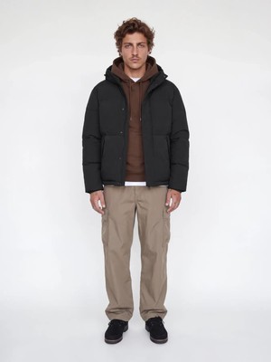 Jack & Jones Erkek Jjesoho Şişme Siyah Mont - 12298862
