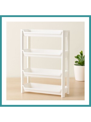 Bt Teknik 4 Katlı Sepet Organizer Raf Düzenleyici 465X145X690 mm Bez