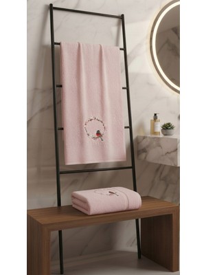 A.Z.H. Maribor Süper Bambu Banyo 2.li Set 70X140 cm Banyo + 50X90 cm El ve Yüz Havlusu