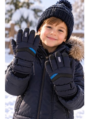 Miniko Kids Kitti K421-24 Erkek 4-7 Kar Kayak Eldiveni