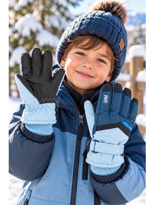Miniko Kids Kitti K421-24 Erkek 4-7 Kar Kayak Eldiveni