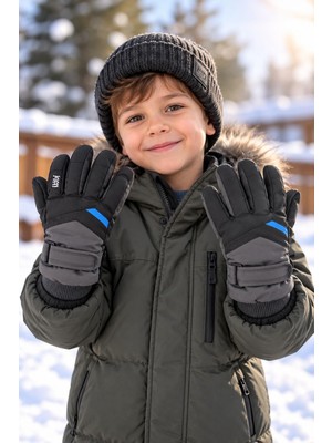 Miniko Kids Kitti K421-24 Erkek 4-7 Kar Kayak Eldiveni