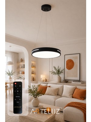 Arteluz Yuvarlak Model Modern Sarkıt Avize (50 Cm)