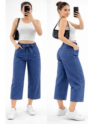 Semesia Baggy Kot Bermuda Şort