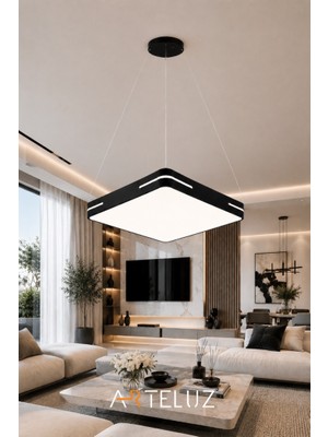 Arteluz Kare Model Modern Sarkıt Avize (70X70 Cm)