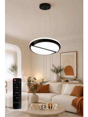 Arteluz Kesik Yuvarlak Model Modern Sarkıt Avize (50 Cm)