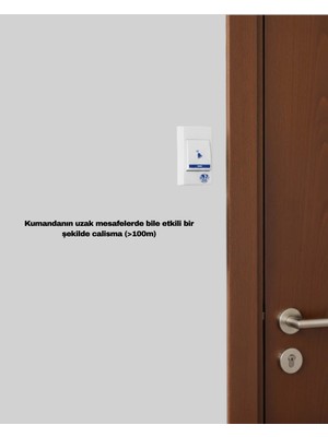 Milas Toptan Kablosuz 32 Melodili Kapı Zili Pratik Kullanım