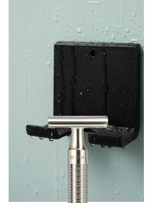 Happy Trend Yapışkanlı Traş Bıçak Bıçağı ve Jilet Tutucu Banyo Duşakabin Traş Bıçaklık Jiletlik Organizer