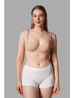 Meca Boxer Toparlayıcı Iz Yapmayan Örme Boxer 2001 Beyaz