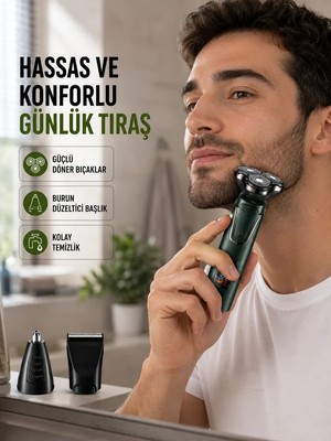 Meks Kablosuz Şarjlı Çok Amaçlı Tıraş Makinesi - Bayi Depom