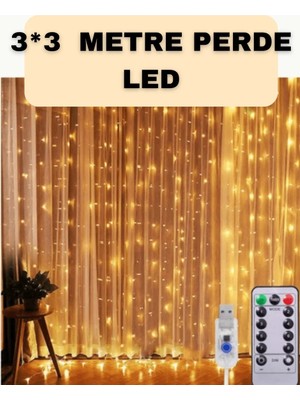 Milas Toptan mt Iç ve Dış Mekan Perde LED – Bahçe, Balkon ve Veranda Için