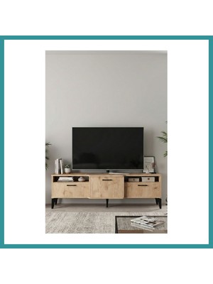 Bt Teknik Mistral Tv Sehpası Suntalam Bej 160X40 cm Bez