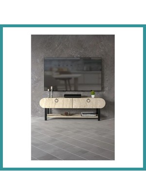 Bt Teknik Setro Tv Ünitesi Ekru 110 cm Bez