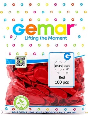 Milas Toptan Milas Iç Mekan - Kırmızı Balon 10 Inc - 26CM - 100PCS