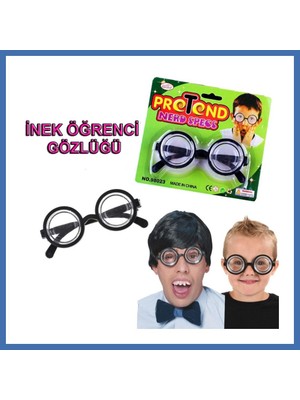 Evçem Inek Öğrenci Gözlüğü Şaka Gözlüğü Evcem