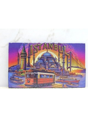 Milas Toptan Milas Ahşap Istanbul Temalı Magnet TCX4359