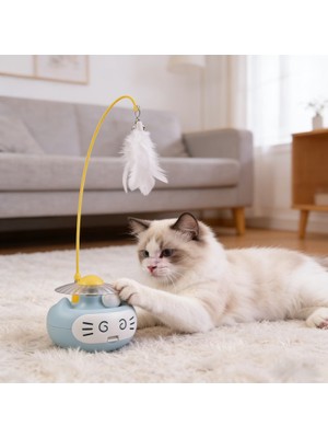 Ttt Işıklı Hacı Yatmaz Kedi Oyuncağı - Zilli Sesli - Kedi Naneli