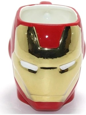 Uravas Store Uraselect 3D Iron Man Tasarımı Porselen Kupa Bardak TCX4499