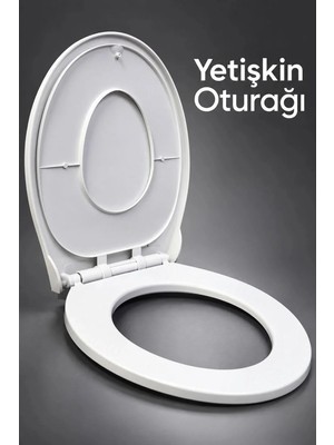 Uravas Store Uraselect Çift Kullanımlı Çocuk ve Yetişkin Klozet Kapağı