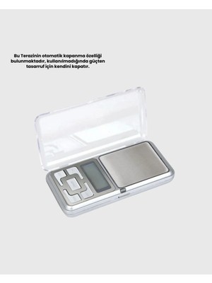 Uravas Store Uraselect 300 gr Hassas Cep Terazisi Mavi Işıklı LCD Ekranlı Yeni Nesil
