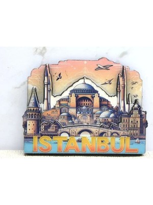 Uravas Store Uraselect Ahşap Istanbul Temalı Magnet TCX4364