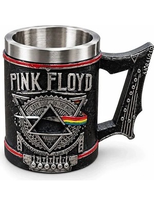 Uravas Store Uraselect Pink Floyd 3 D Kabartmalı Paslanmaz Çelik Kupa Bardak TCX6575