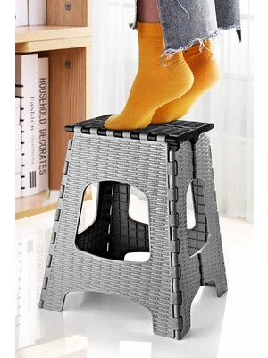 Uravas Store Uraselect 28 cm Dayanıklı Katlanabilir Tabure - Kamp Piknik Metrobüs Otobüs Balıkçı Tabure