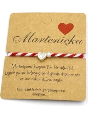 Uravas Store Uraselect Kalp Marteniçka Bileklik - Kırmızı