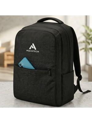 Ttt Laptop Sırt Çantası - Siyah - Iç Bölmeli - Bilgisayar Korumalı