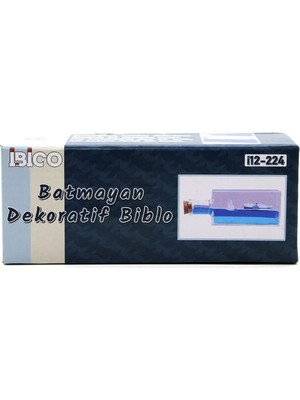 Uravas Store Uraselect Mavi Su Gemi - Ada Dikdörtgen Mika Şişe Yüzen Batmayan Dekoratif Biblo Akvaryum 4.2X6.4X17CM