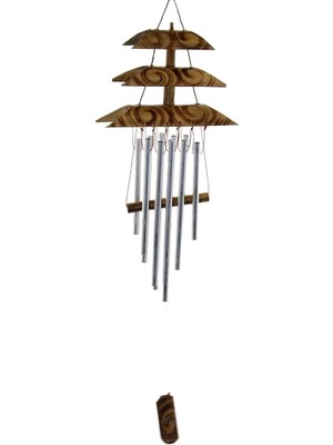 Uravas Store Uraselect Bambu Metal Çanlı Rüzgar Çanı Repot-4