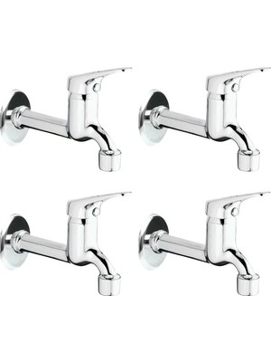 Uravas Store Uraselect 4lü Aç Kapa Mix Lavabo Musluk Wc Lavabo Uzun Musluk Perlatörlü